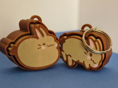 Bunny Fidget Clicker Keychains