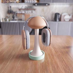 3D Mushroom Headset Stand STL File - 399