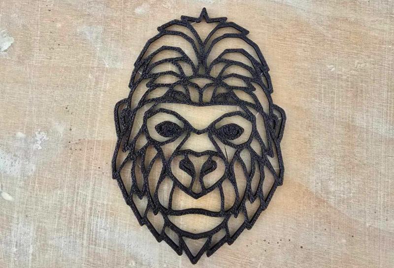 Gorilla 2D Geometric Art