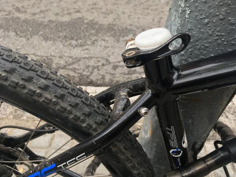 Bike seat tube cover