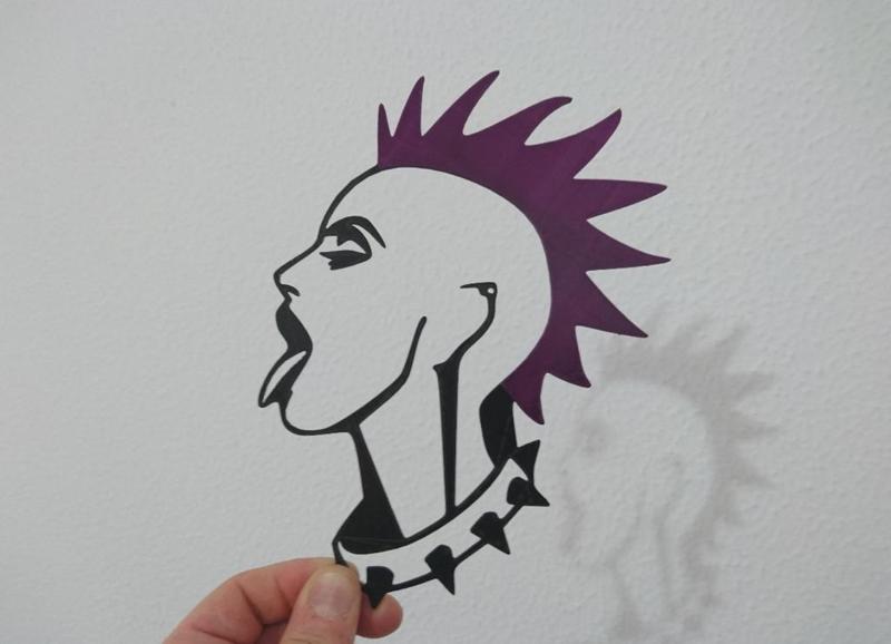 Chica punky 2   (2 colores)