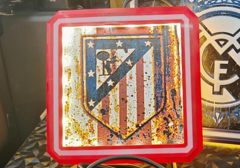 Escudo Atético de Madrid ( HueForge )