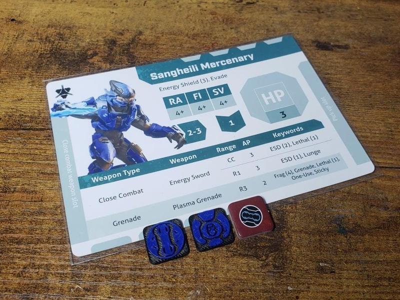 Halo Flashpoint Plasma Grenade Tokens