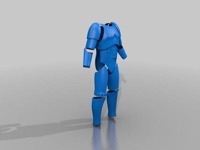 Stormtrooper armor separate parts