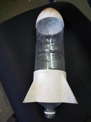 Water Rocket Fins and Nose cone