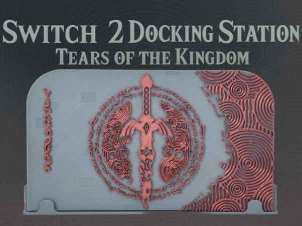 SWITCH 2 DOCK COVER - ZELDA TEARS OF THE KINGDOM