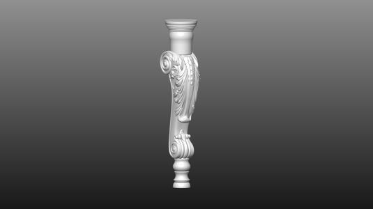 furniture leg 3D cnc