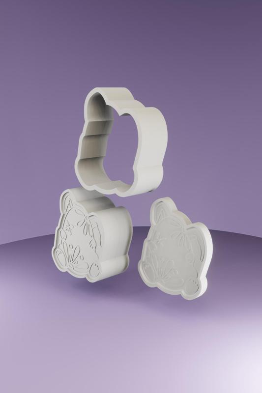 EASTER EGG BATH BOMB WITH EARS