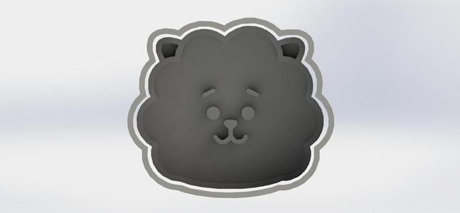 BT21 RJ COOKIE AND DOUGH CUTTER (BTS JIN)