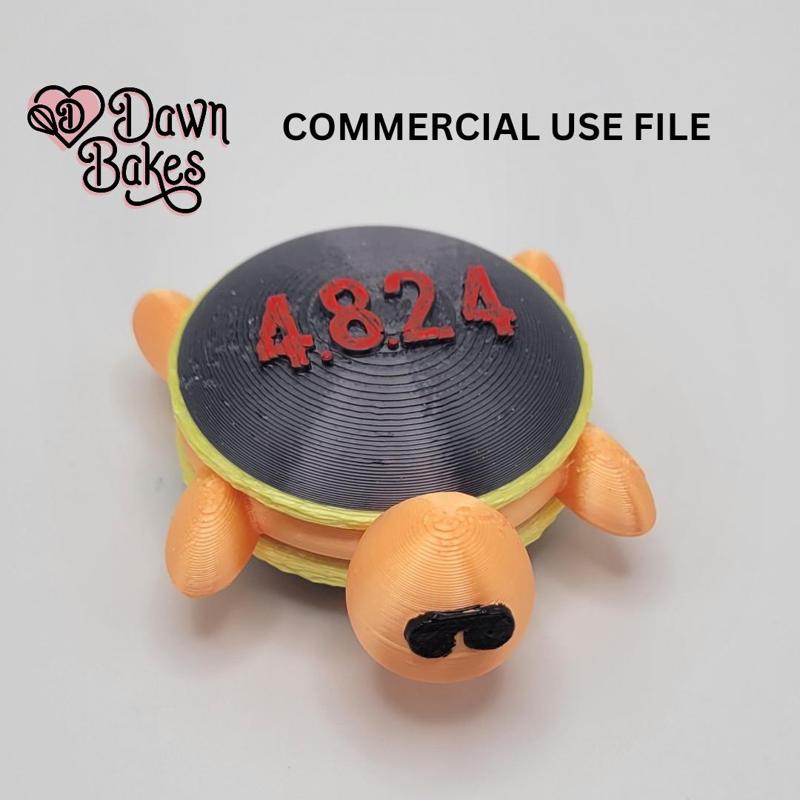 Sunny the Solar Eclipse Turtle - Macaron Buddies COMMERCIAL USE