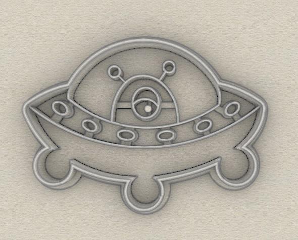 #space Alien Cookie Cutter