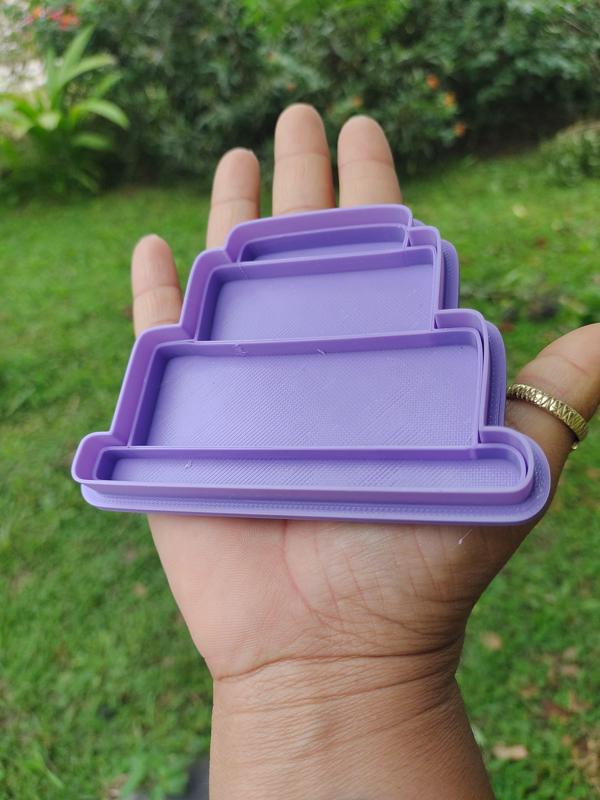 cookie cutter birthday cake