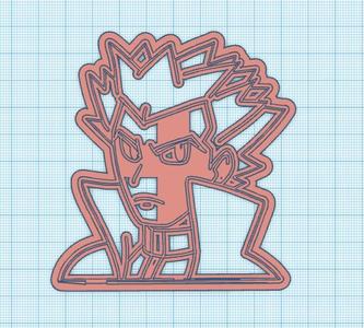 Pokemon: Lance Cookie Cutter