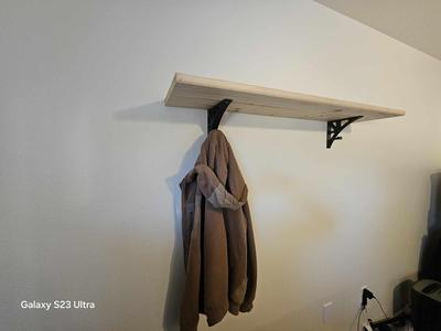 Book Shelf Bracket With Hanger