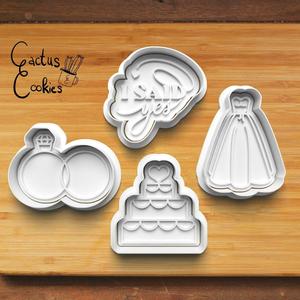 Wedding Cookie Cutter set 0533