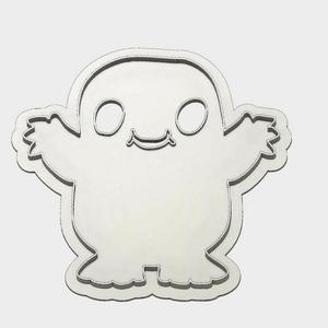3D Model of Dr. Who Adipose Cookie Cutter