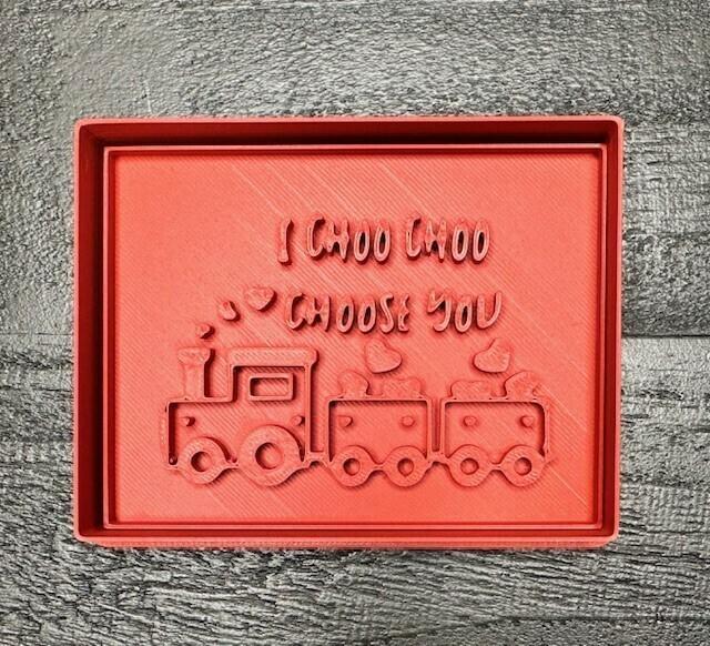 Valentine's Day Card Cookie Cutter and Stamp