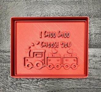 Valentine's Day Card Cookie Cutter and Stamp
