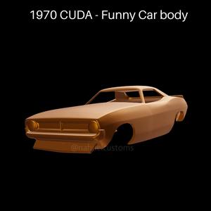 1970 CUDA - Funny Car body