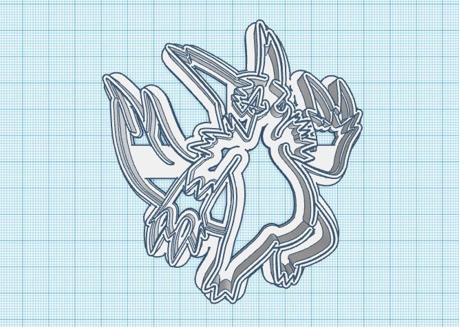 Pokemon: Zangoose Cookie Cutter