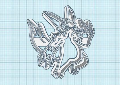 Pokemon: Zangoose Cookie Cutter