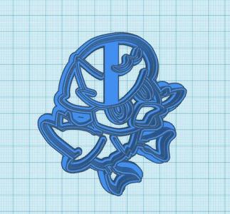 Pokemon: Quaxly Cookie Cutter