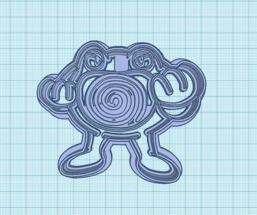 Pokemon: Poliwrath Cookie Cutter