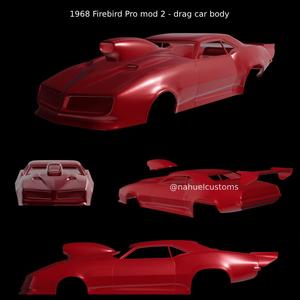 1968 Firebird Pro mod 2 - drag car body