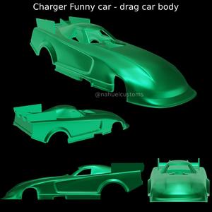 Charger Funny car - drag car body