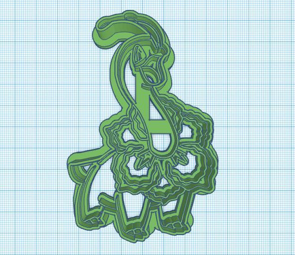 Pokemon: Meganium Cookie Cutter