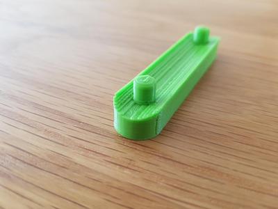 Bend-pipe felted chair foot