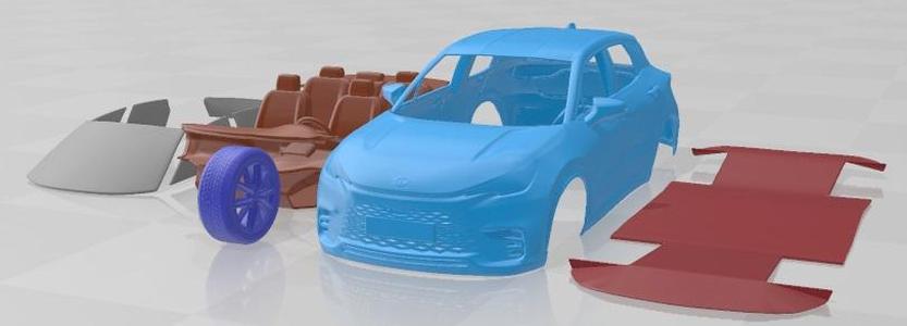 Lexus LBX 2024 Printable Car