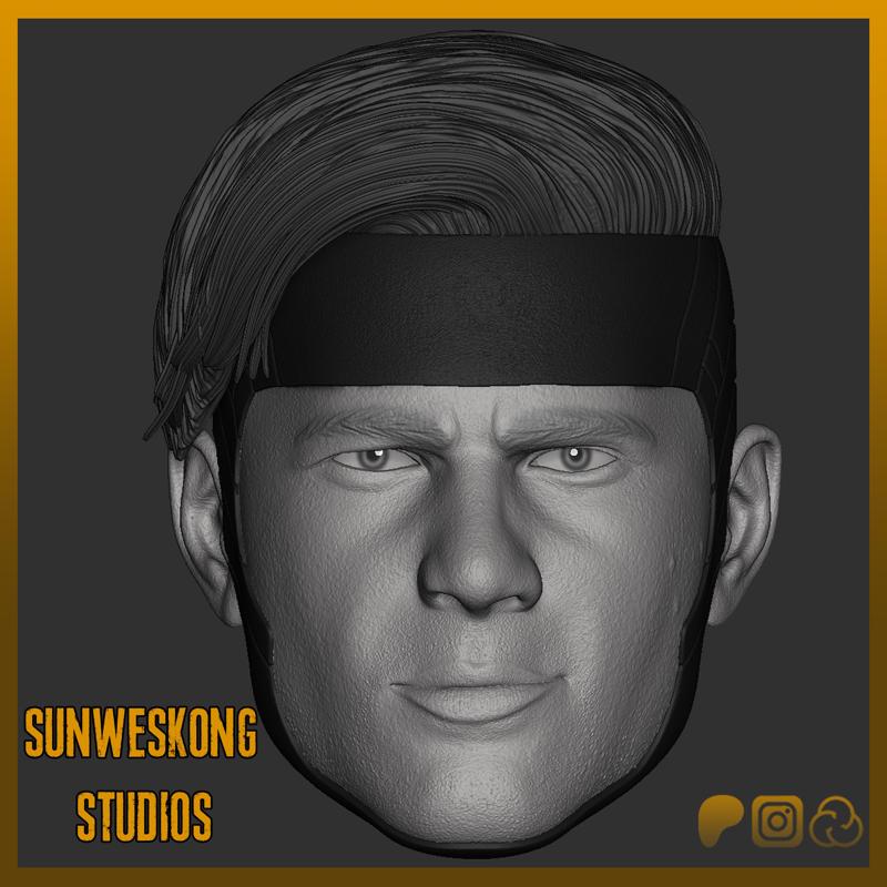 Gambit Channing Tatum DeadPool & Wolverine Movie Headsculpt