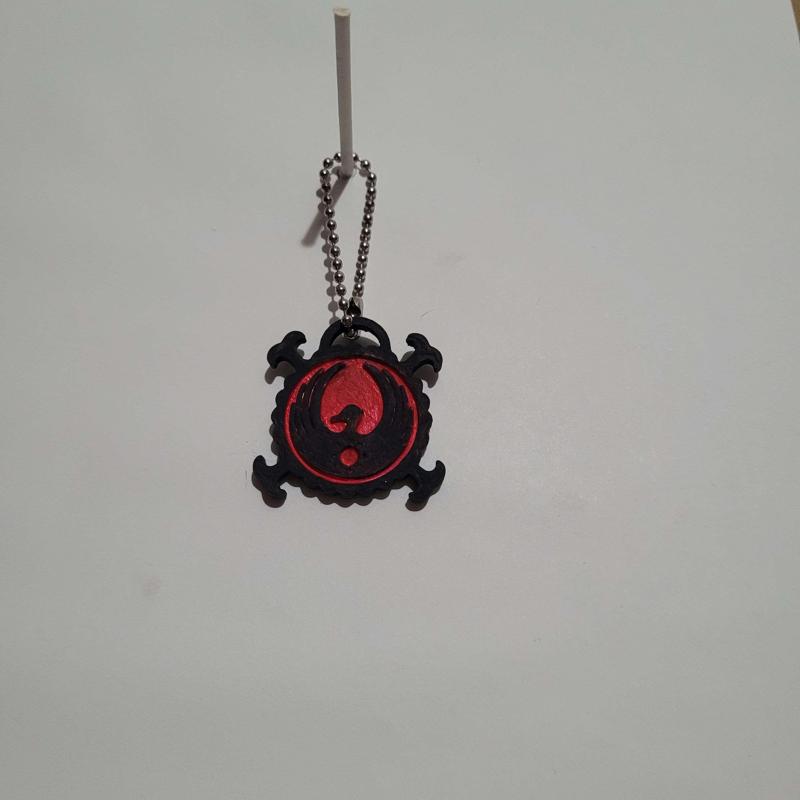 Kozuki Crest Keychain (One Piece)