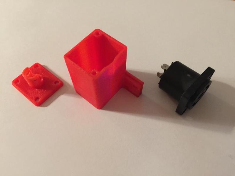 Speakon Female D-Size Box/Housing NL4MD-H