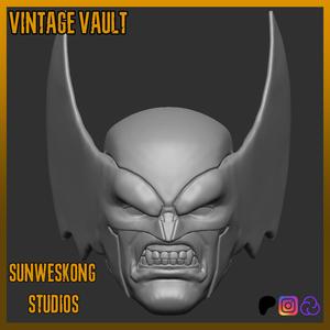 Marvel Vs. Capcom 2 Wolverine Headsculpt Vintage Vault!