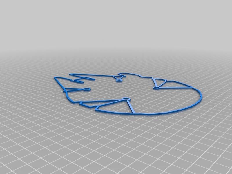 Millennium falcon prop guard Hubsan X4
