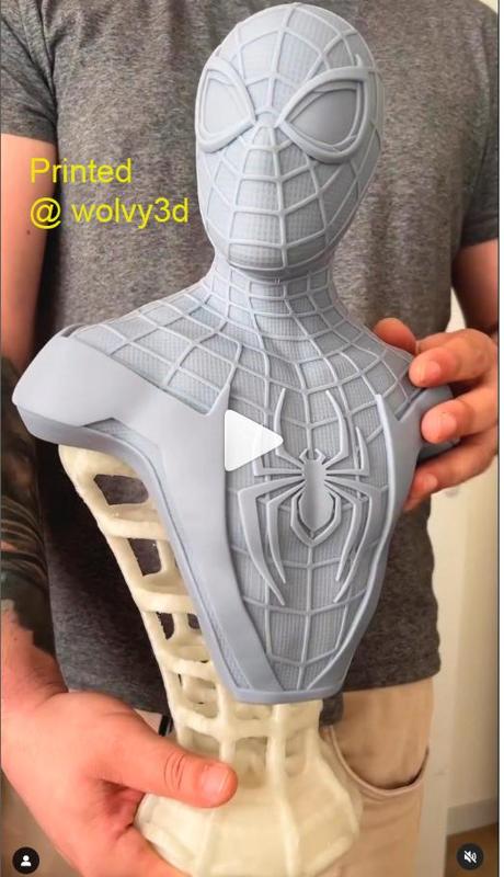 Spiderman 2 Miles Morales Bust