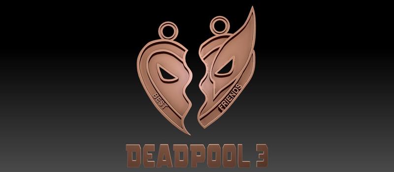 Deadpool 3 necklace printable and renderable