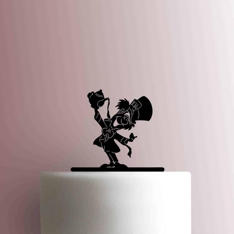 ALICE IN WONDERLAND MAD HATTER WITH TEAPOT ALICIA IN WONDERLAND TOPPER