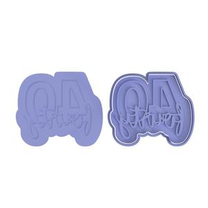 40 Age Cookie Cutter with Debosser