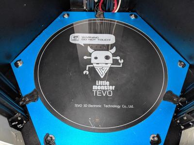 Tevo Little Monster - Glass Bed Clamp
