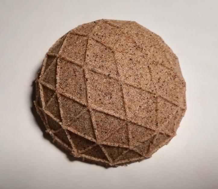 Bucky Cup, Buckycup, Triangulated C60, Buckyball, Geodesic sphere