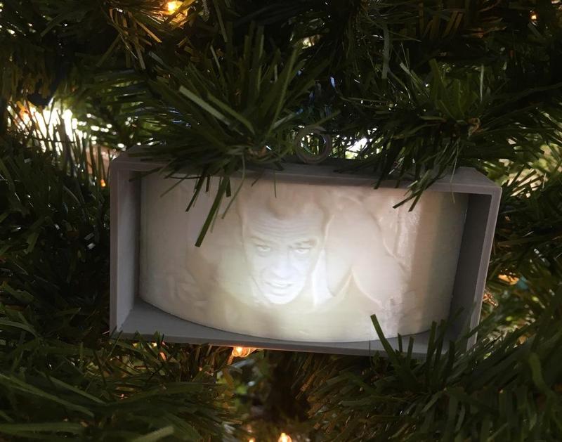 Die Hard John McClane Lithophane Ornament