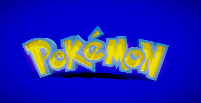 Pokemon logo 3d printing