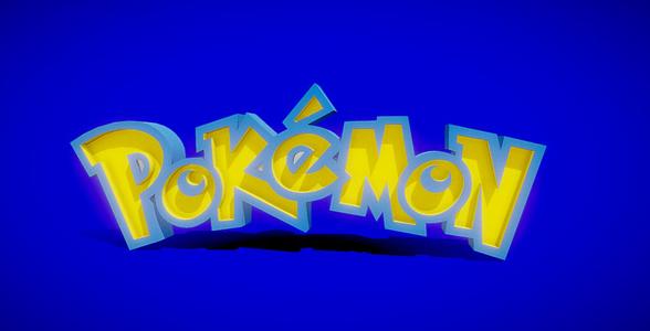 Pokemon logo 3d printing