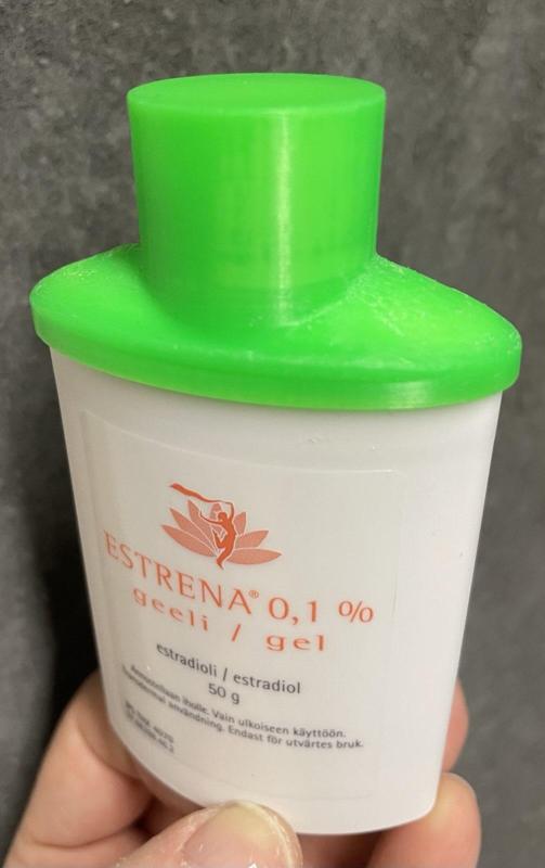 A better cap for estrena gel bottle
