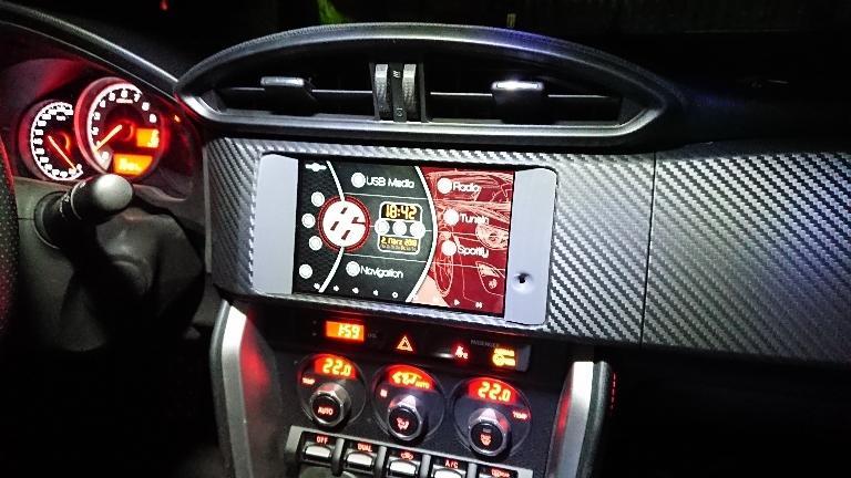 Nexus7 Center Console Adapter (LHD) for Toyota GT86/Scion FR-S/Subaru BRZ