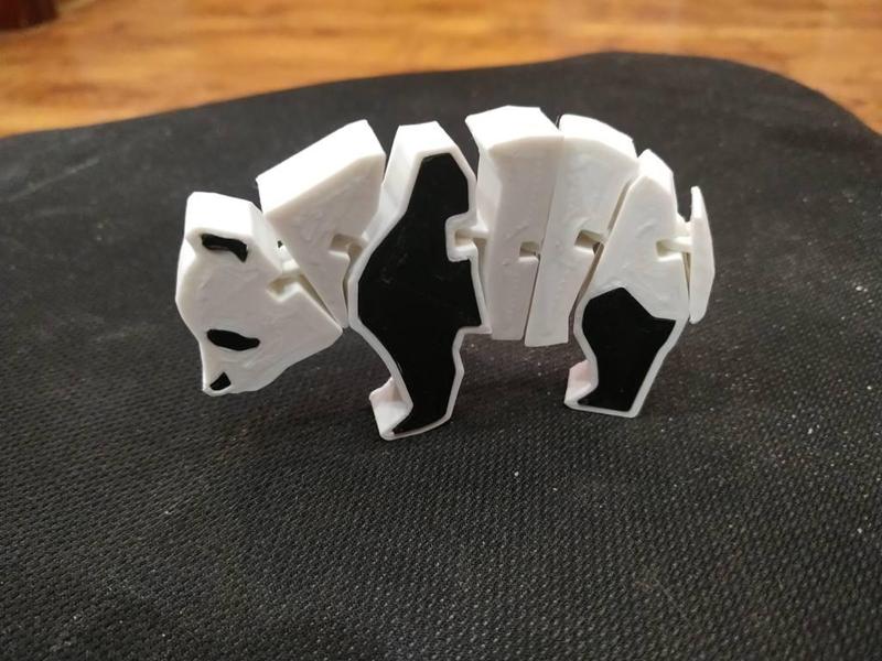Flexi Panda with Black Parts