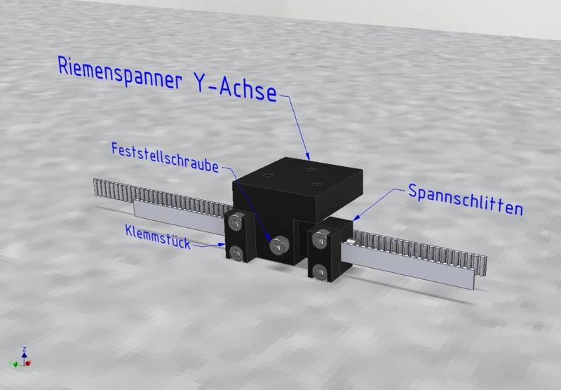 Riemenspanner Y-Achse Anycubic I3 Mega